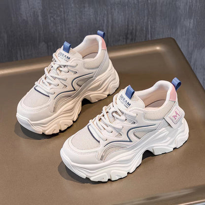 Damen Sneaker Chunky Sport Mesh Bequem atmungsaktiv