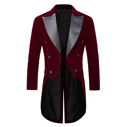 Eleganter Herren Samt Blazer Berlin Style Schwarz - BerlinGlamour