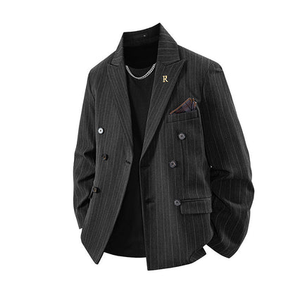 Herren Blazer Kariert Elegant Modern