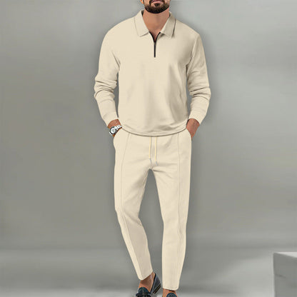 Herren Sportanzug Jogginghose Pullover Set Modern