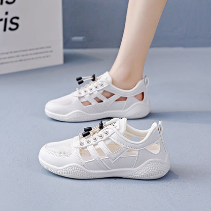 Damen Sneaker Atmungsaktiv Freizeitschuhe mit Schnürsystem