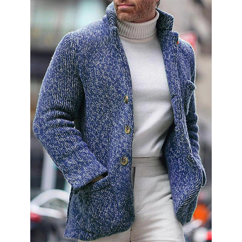 Herren Strickjacke Modisch Muster Pullover Trendy