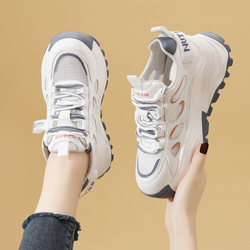 Damen Sneaker Chunky Atmungsaktiv Komfort Schuhe