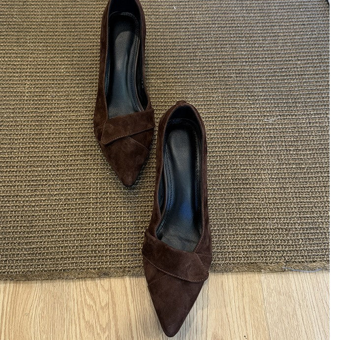 Elegante Damen High Heels mit Schleife Schwarz