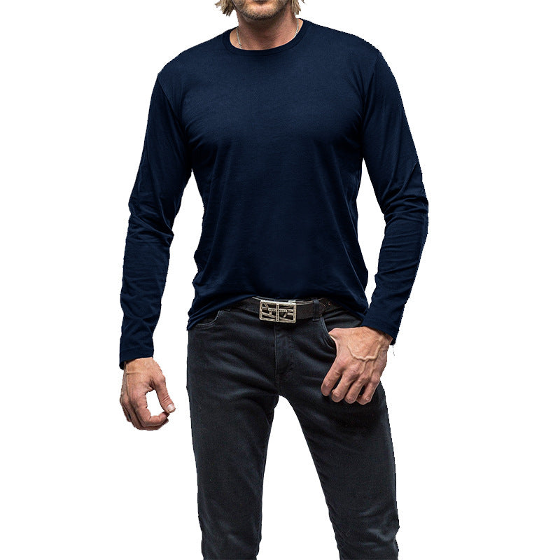 Herren Langarmshirt Atmungsaktiv Funktionsshirt Sportlich