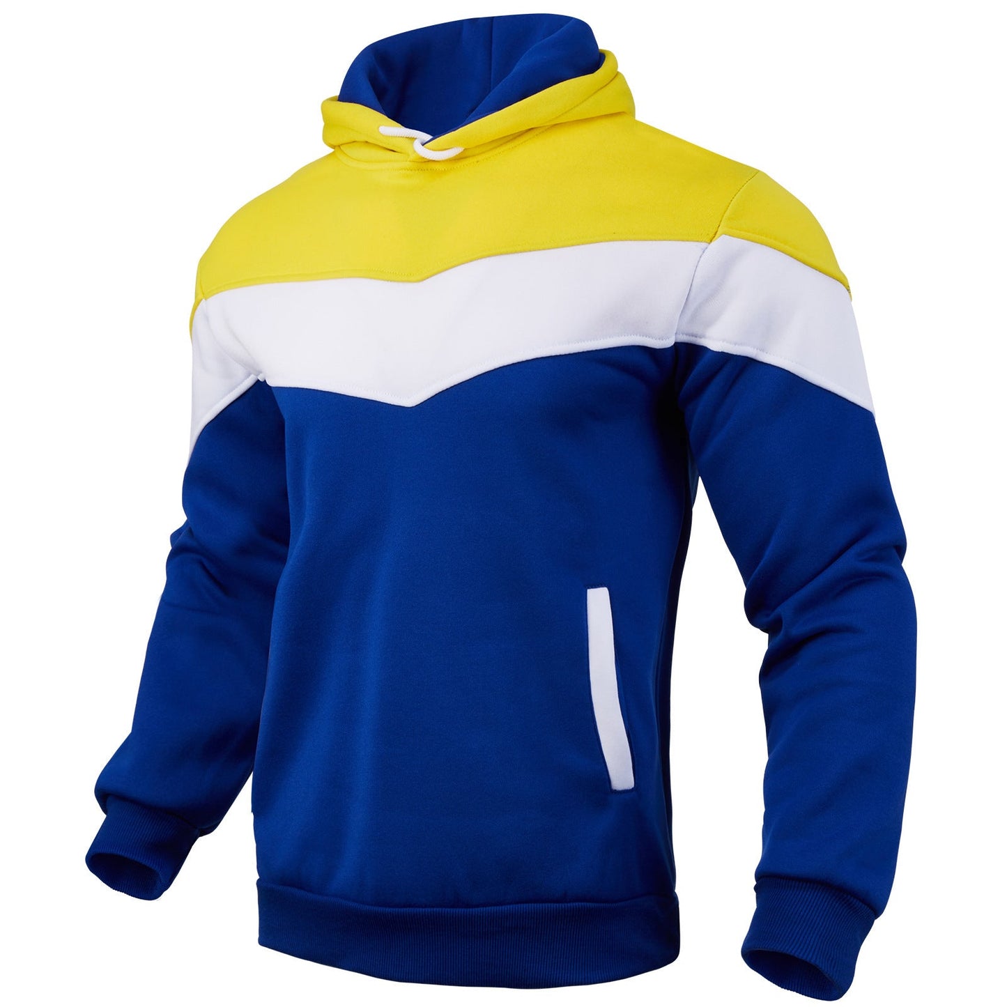 Herren Hoodie Sportlich Farbblock Design Modern