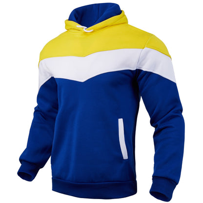 Herren Hoodie Sportlich Farbblock Design Modern