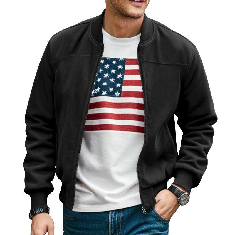 Herren Bomberjacke Modern Schnitt Praktisch