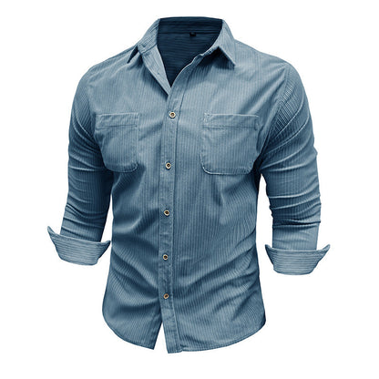 Herren Hemd Slim Fit Streifen Design Modern