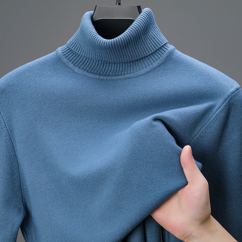 Herren Rollkragenpullover Eleganter Baumwolle Modern