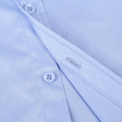 Herren Kurzarmhemden Modern mit Struktur und Slim Fit