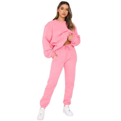 Damen Jogginganzug Bequem Sweatshirt Hose Sportlich