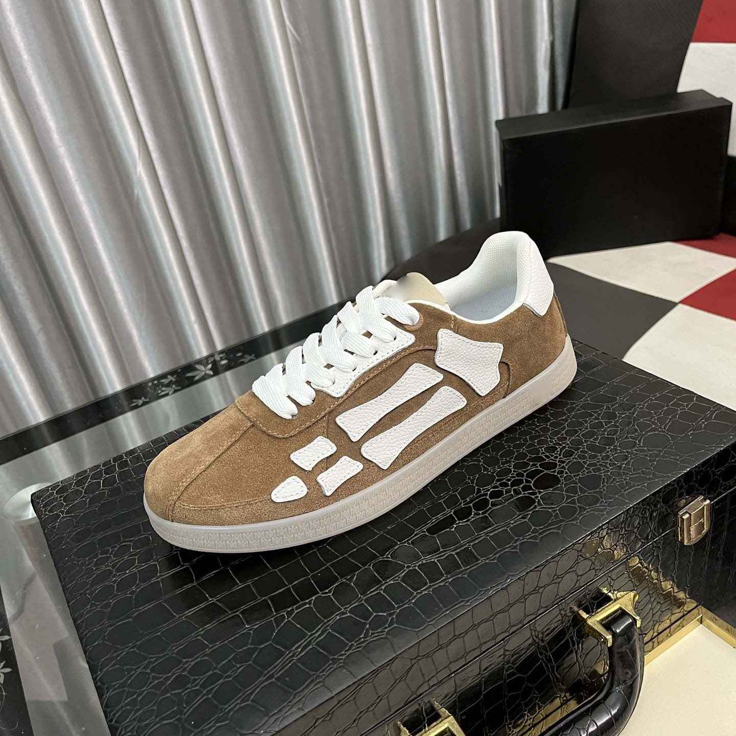 Damen Sneaker Sportlich Laufschuhe Oberflächenstruktur