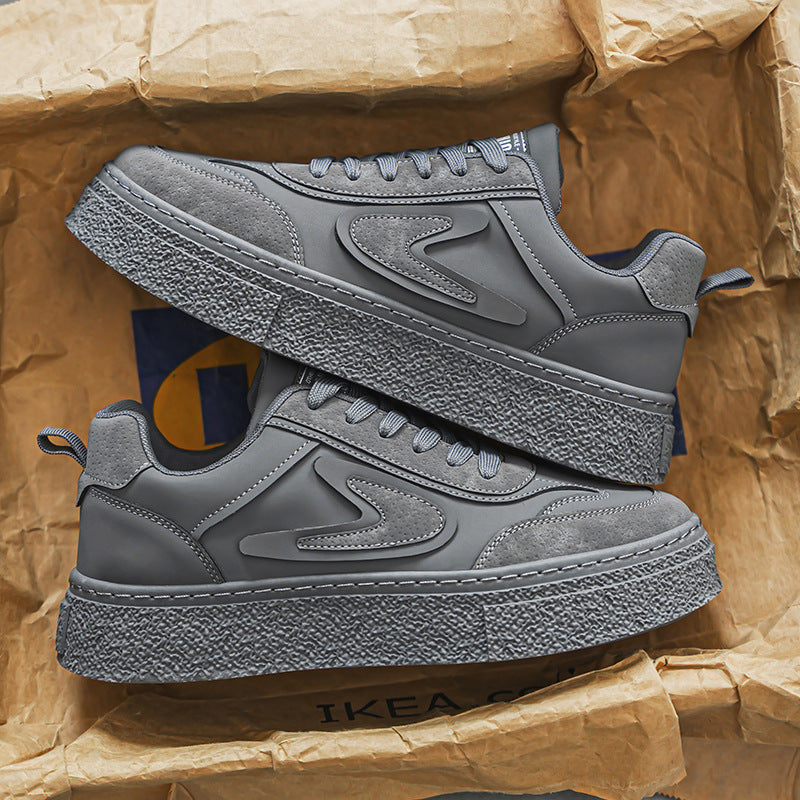 Damen Sneaker Chunky Rutschfest Dämpfend Schwarz
