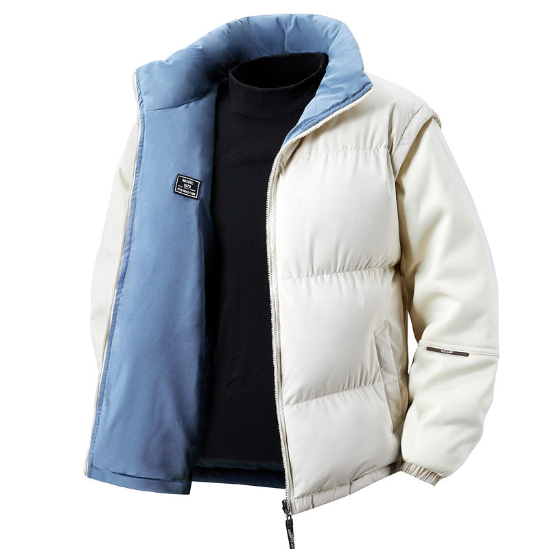 Herren Steppjacke Warm Isolierend Thermo