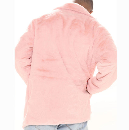 Herren Fleecejacke Kuschelig Warm mit Taschen