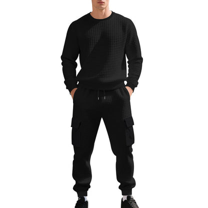Herren Sweat-Set Cargo-Style atmungsaktiv mit Taschen
