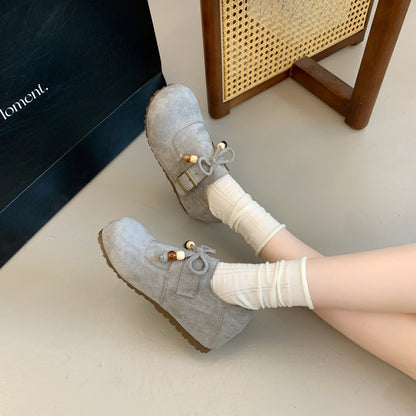Damen Mokassins Comfort Weich Bequem Schnalle
