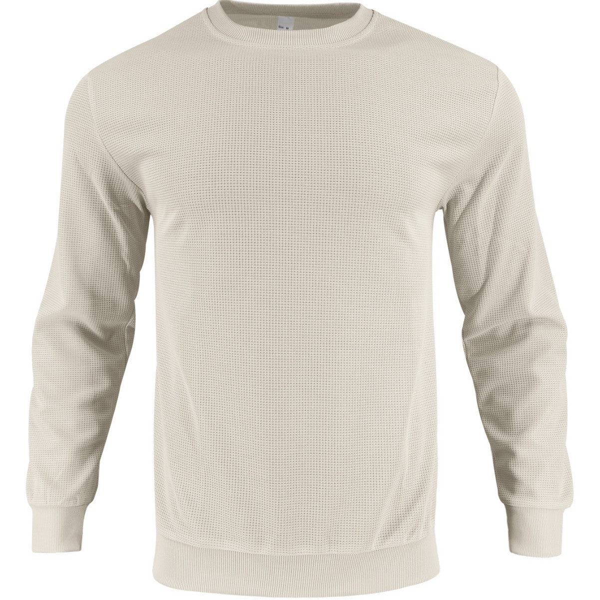 Herren Sweatshirt Modern Rundhals elastisch Schwarz