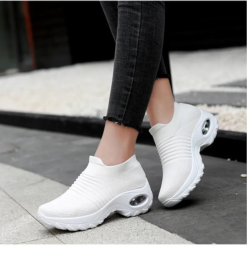Damen Sockensneaker Atmungsaktiv Komfort Heidi Style