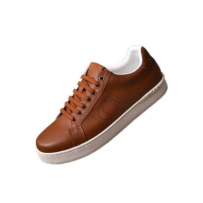 Damen Sneaker Leder Schwarz Atmungsaktiv Rutschfest
