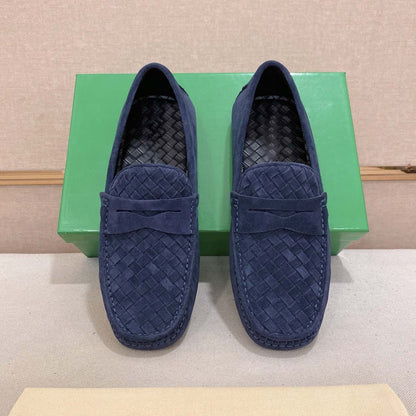 Damen Mokassin Geflochtene Schuhe Bequem Sommer