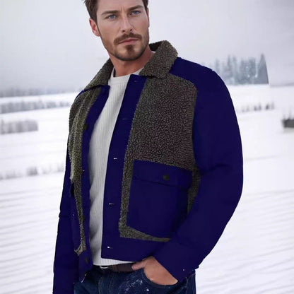Herren Fleecejacke Lässig Mit Kapuze Modern - BerlinGlamour
