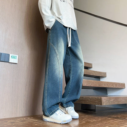 Herren Jeans Weite Bein Komfort Fit