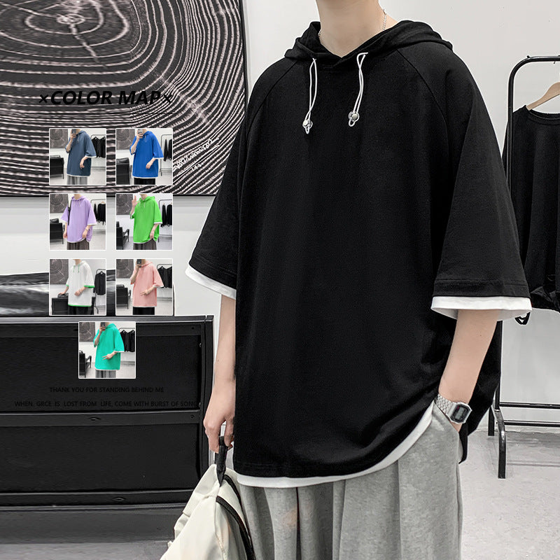 Herren Hoodie Oversized atmungsaktiv Kapuze - BerlinGlamour