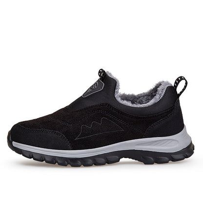 Damen Sneaker Warmfutter Slip-On Schuhe Winter