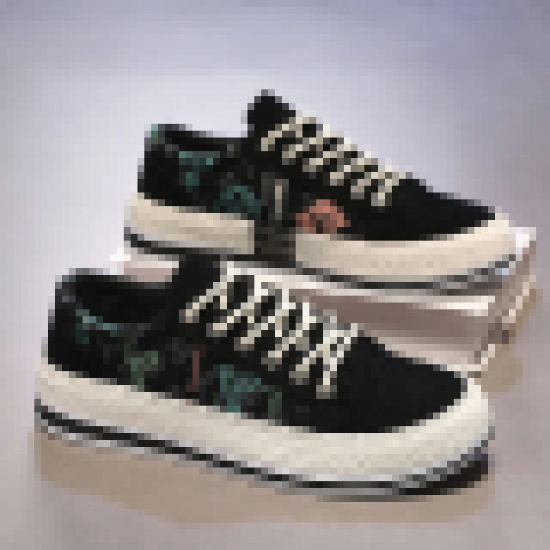 Damen Sneaker Bequem FreizeitSchuhe Floral Design