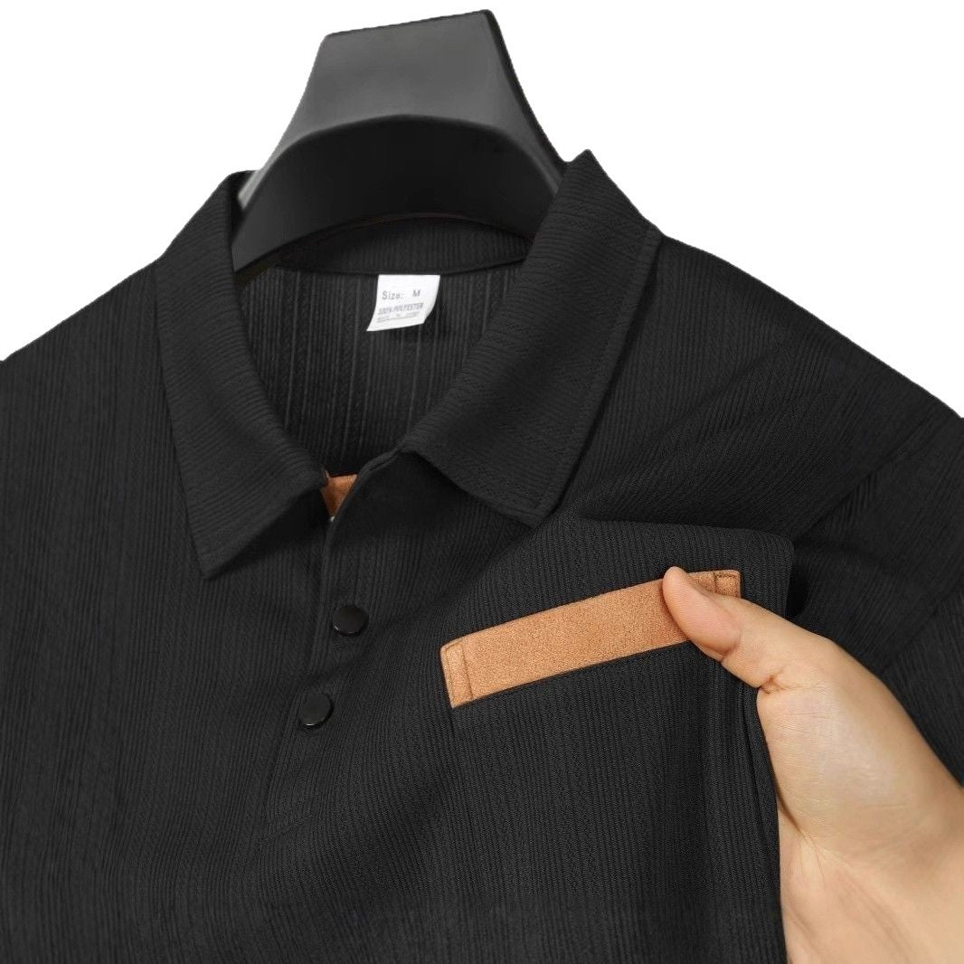 Herren Hemd Langarm Modern mit Struktur und Slim Fit