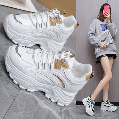 Damen Sneaker Sportlich Leicht Schnelllaufschuhe