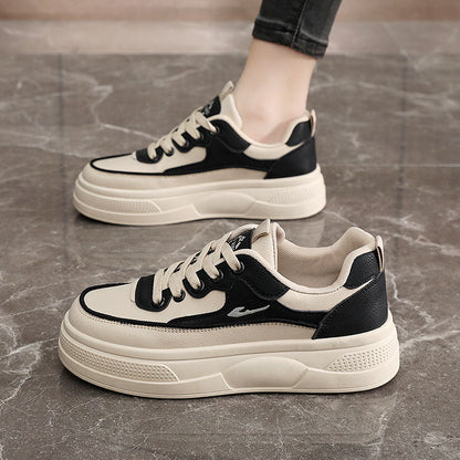 Damen Plateau Sneaker Höhe Komfortabel Sportlich