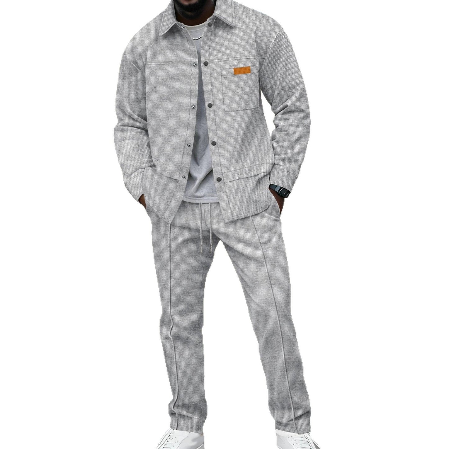 Herren Freizeitjacke Bequem Stilvoll mit Jogginghose