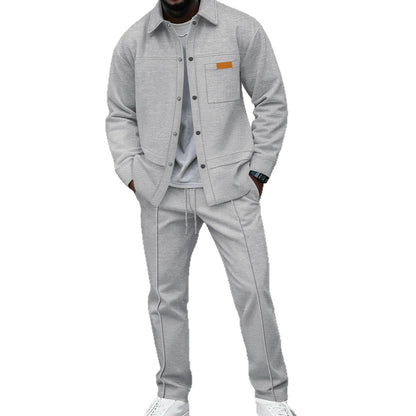 Herren Freizeitjacke Bequem Stilvoll mit Jogginghose