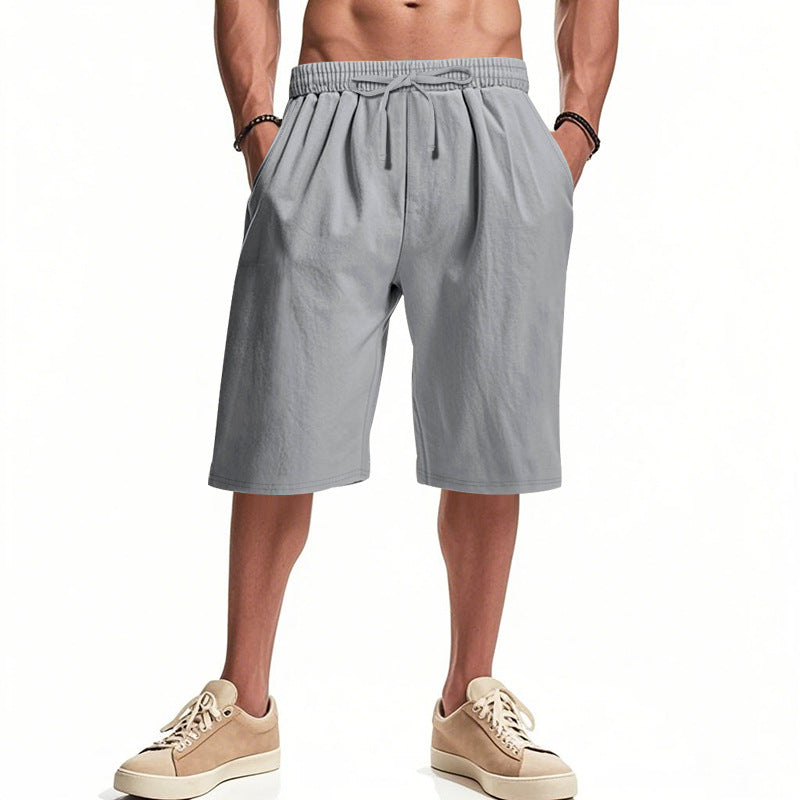 Herren Cargo Shorts Bequem Elastisch Große Taschen