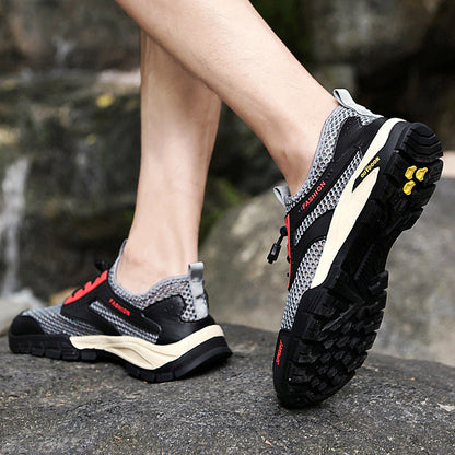 Damen Sport Sneaker Atmungsaktiv Schnellverschluss Laufschuhe