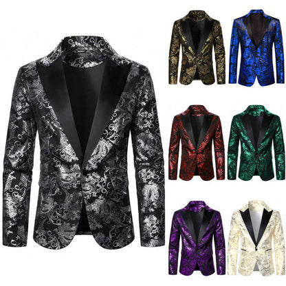 Herren Blazer Elegant Smoking Anzug Berlin Style