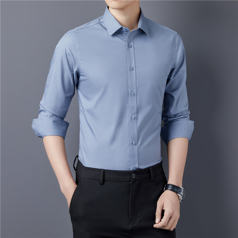 Elegantes Herren Langarmhemd Slim Fit Modern