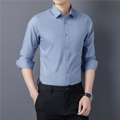 Elegantes Herren Langarmhemd Slim Fit Modern