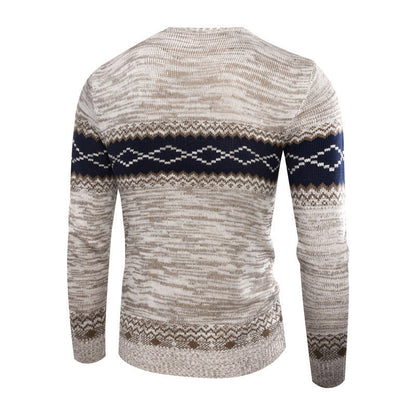 Herren Pullover Geometrisches Muster Modern Strick
