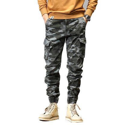 Herren Cargo-Hose Camouflage Praktisch Vieltaschen