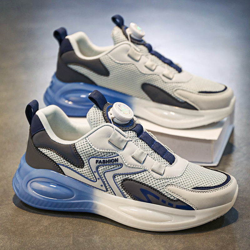 Damen Sneaker Sportlich Laufschuhe mit Dämpfung und Schnellschnürung