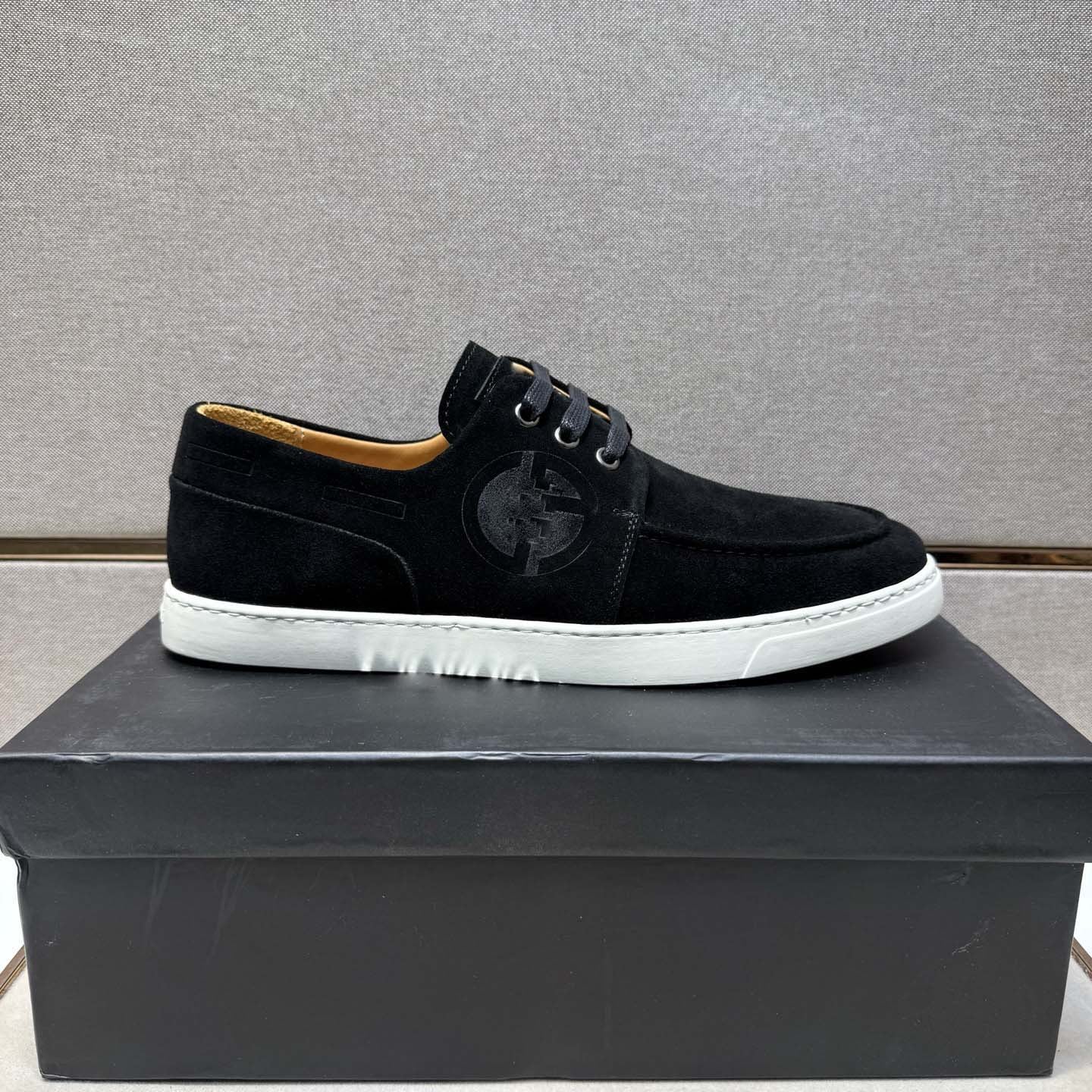 Damen Sneaker Mokassin Weichleder Rutschfest