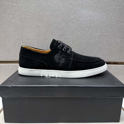 Damen Sneaker Mokassin Weichleder Rutschfest