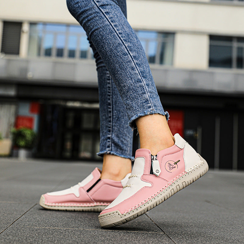 Damen Sneaker Bequem Elegant Schuhe Heidi