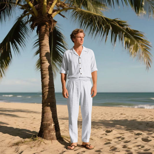 Herren Hemd und Hose Set Modern Elegante Business Kleidung - BerlinGlamour