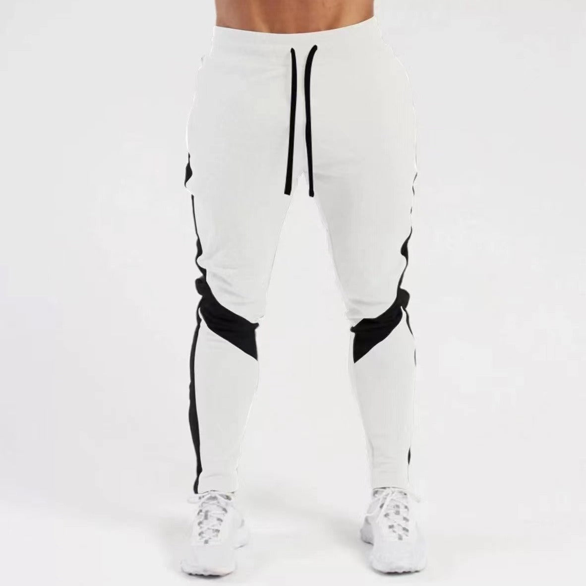 Herren Jogginghose Slim Fit Sportlich Mit Kontrast