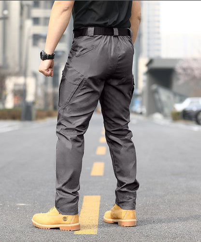 Herren Cargo-Hose Bequem Mit Verstellbarem Bund